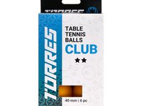 Шарик н/т TORRES Club 2* диам. 40+мм, желтый